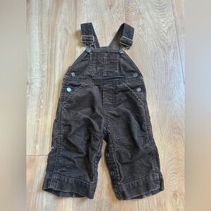 Roots Dark Brown baby Overalls